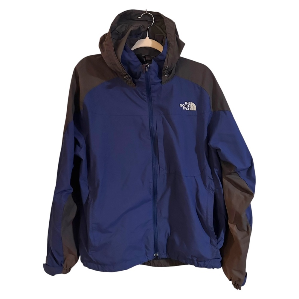 Men's Vintage Y2K The North Face Blue Gray Mesh Lined Hydrenalite Jacket Large